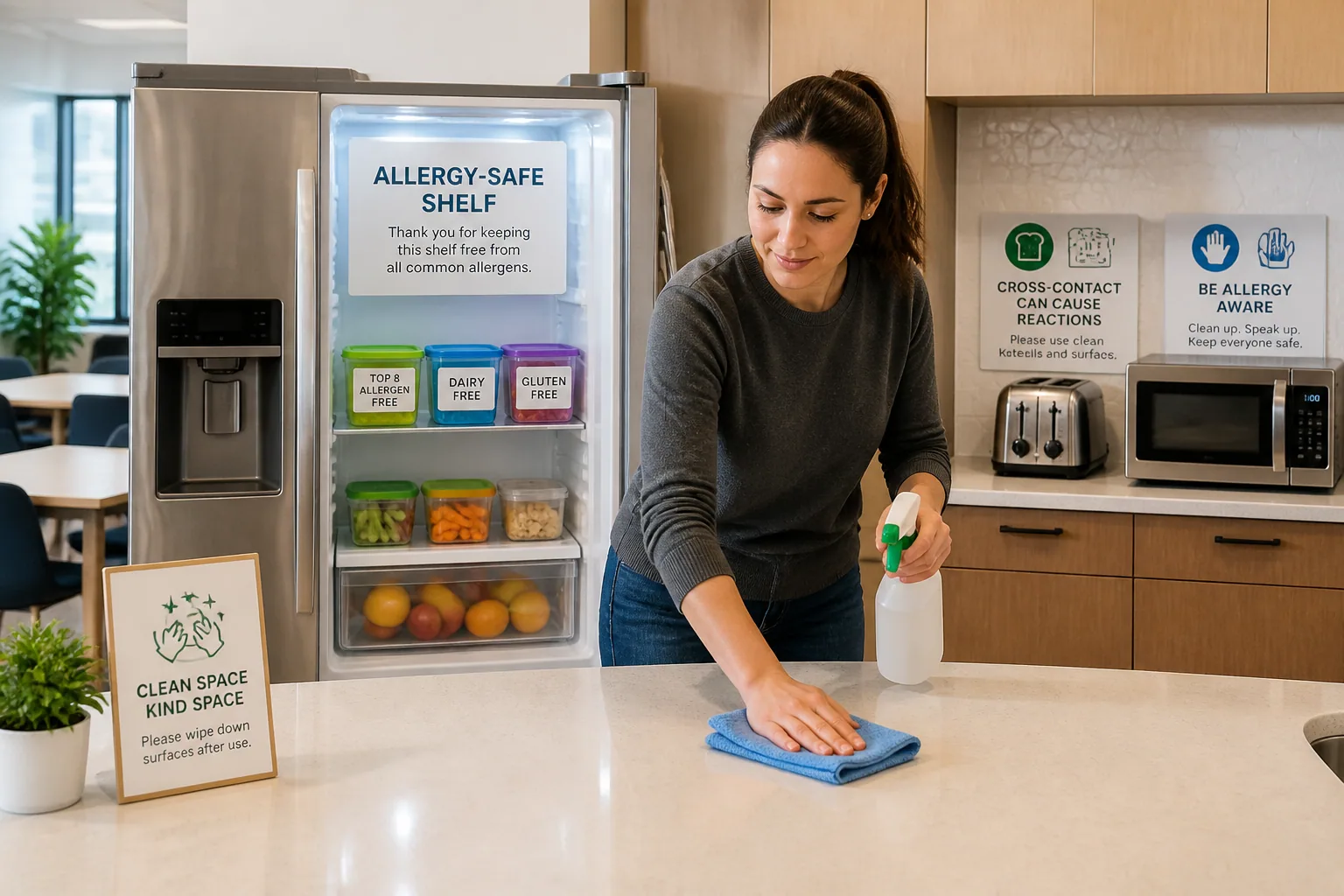 Cross-Contact at Work: Protecting Food Allergy Safety in Shared Spaces