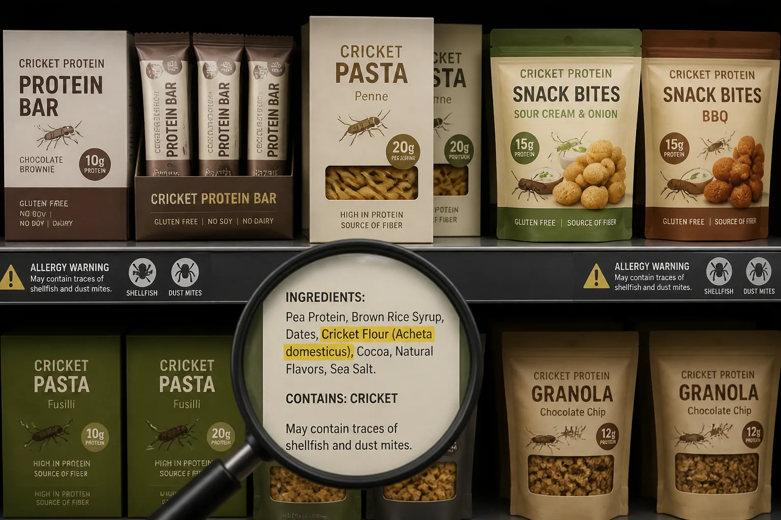 Emerging Risk Alert: Edible Insects, Hidden Allergens, and What Shoppers Need to Know