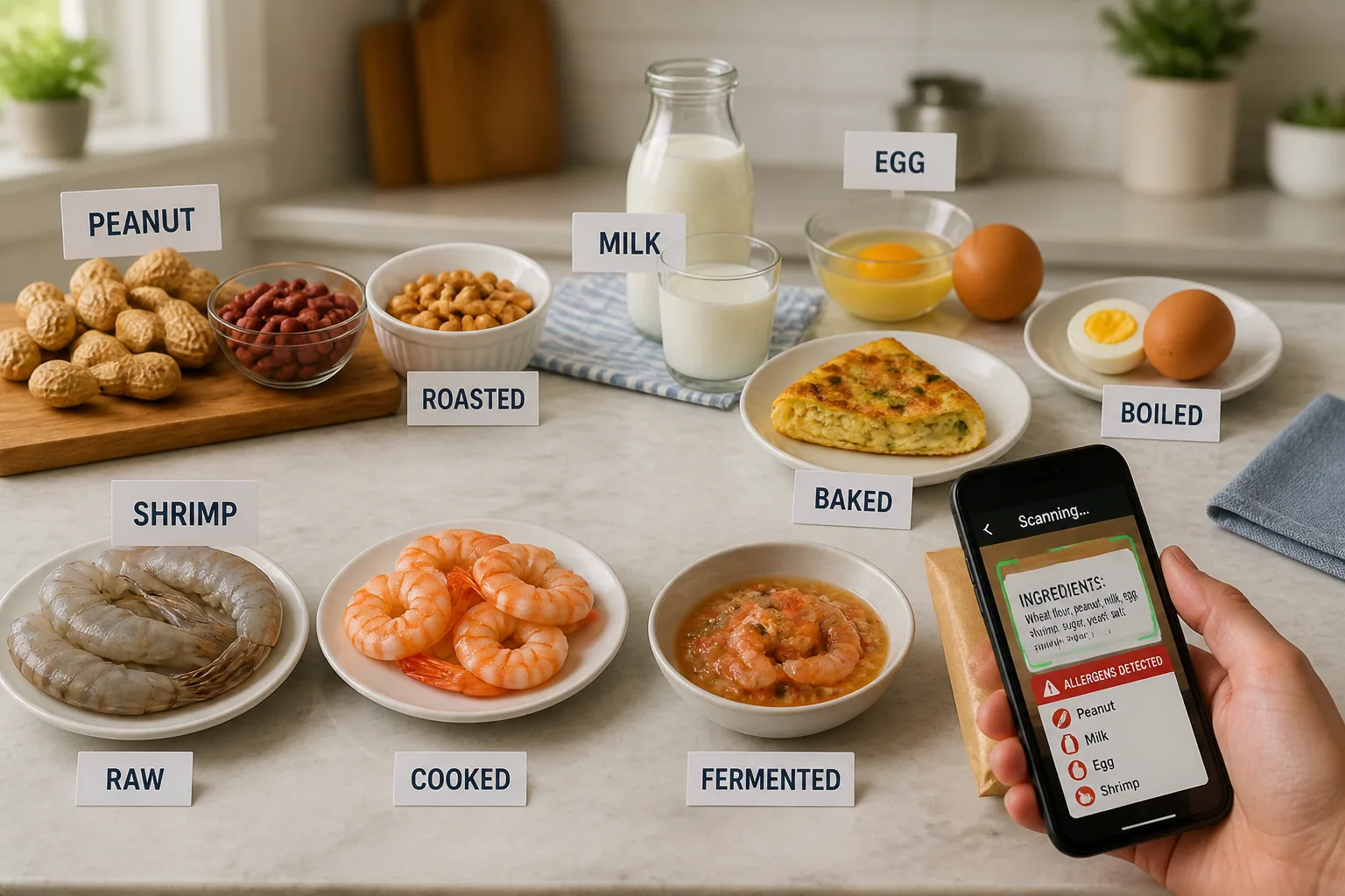 How Cooking & Processing Change the Real Risk of Allergen Foods