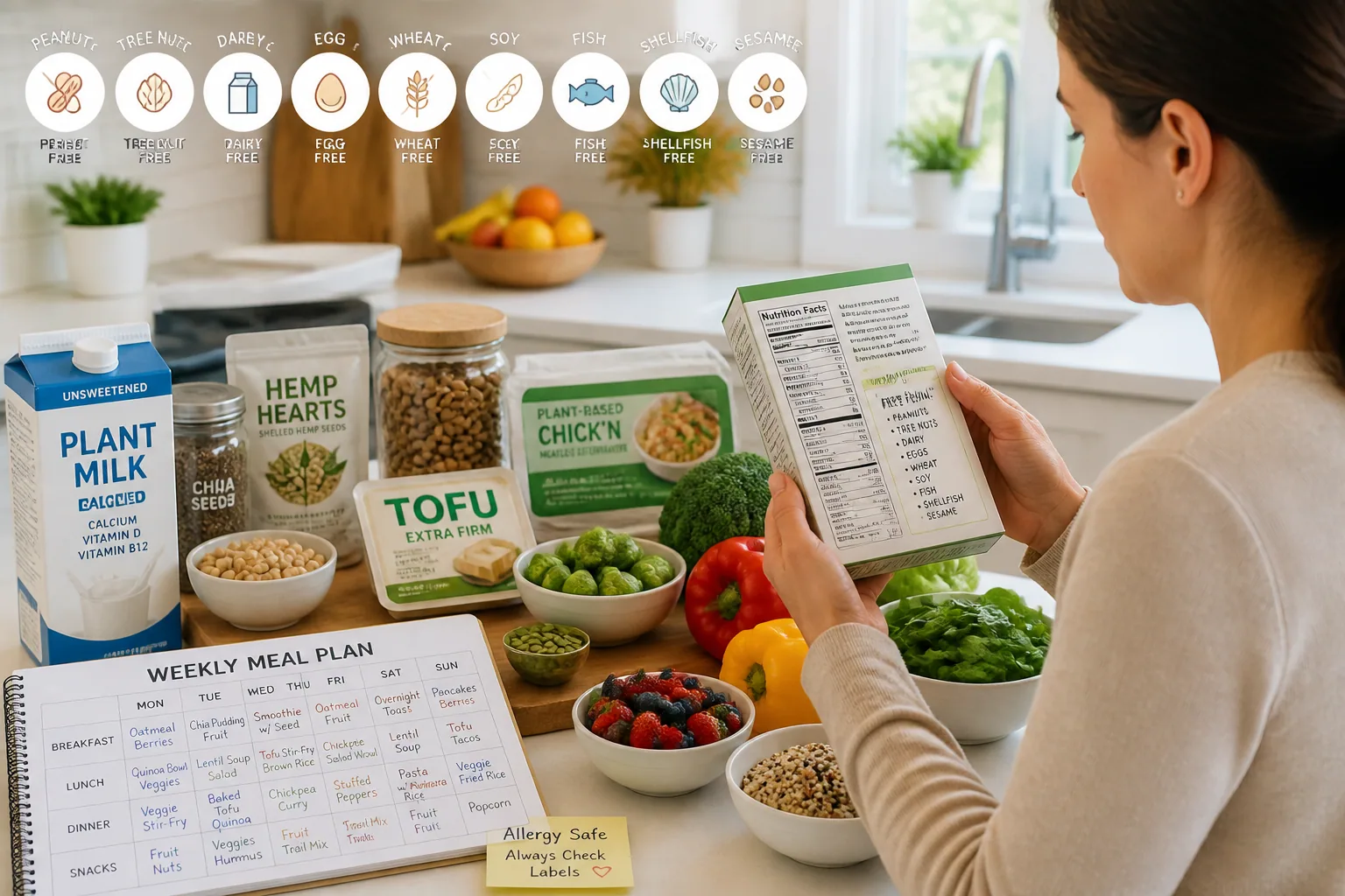 How to Build a Balanced Diet When Major Food Allergens Restrict So Much