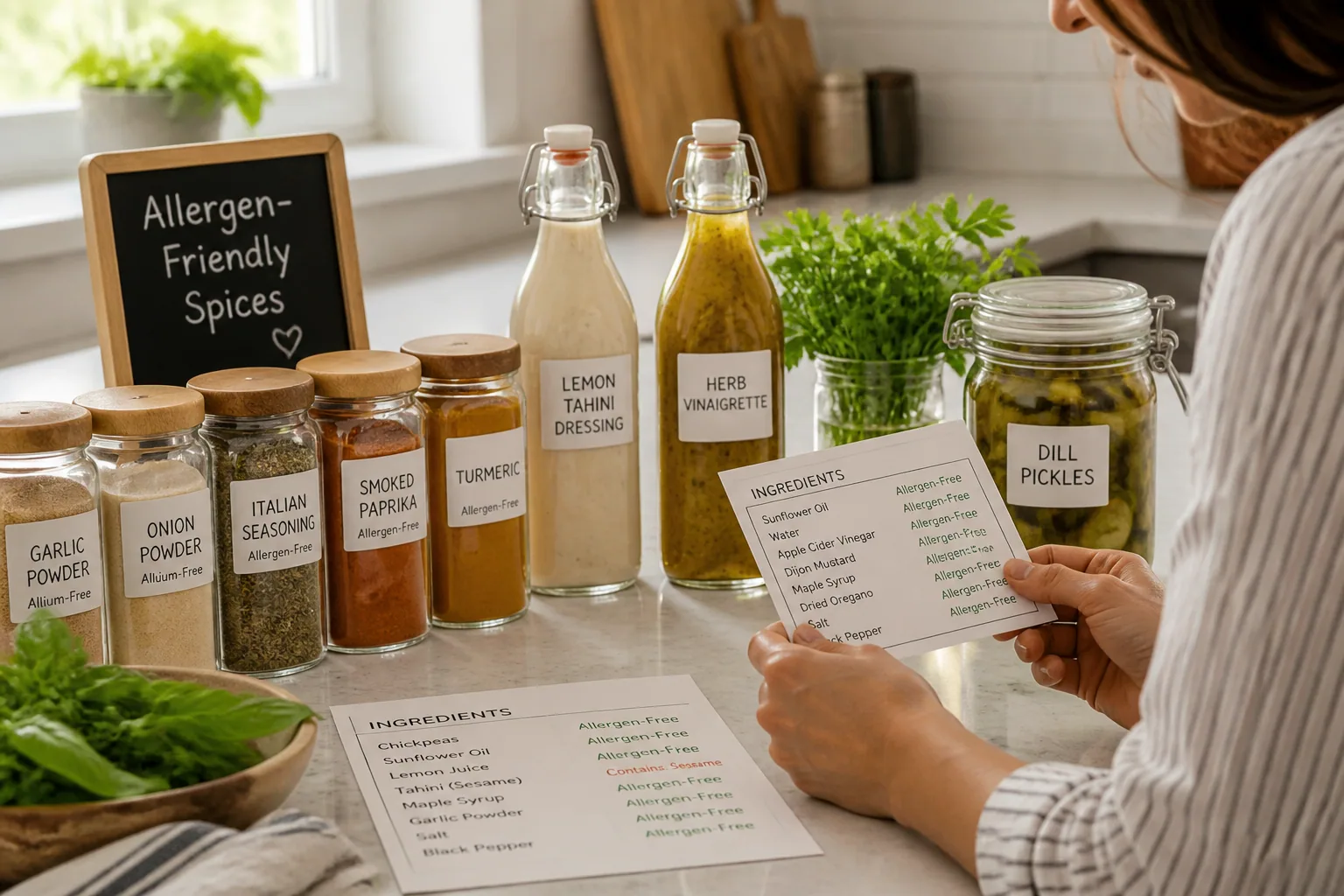 Safe Swaps for Flavor: Allergen-Friendly Seasonings & Condiments to Boost Your Meals