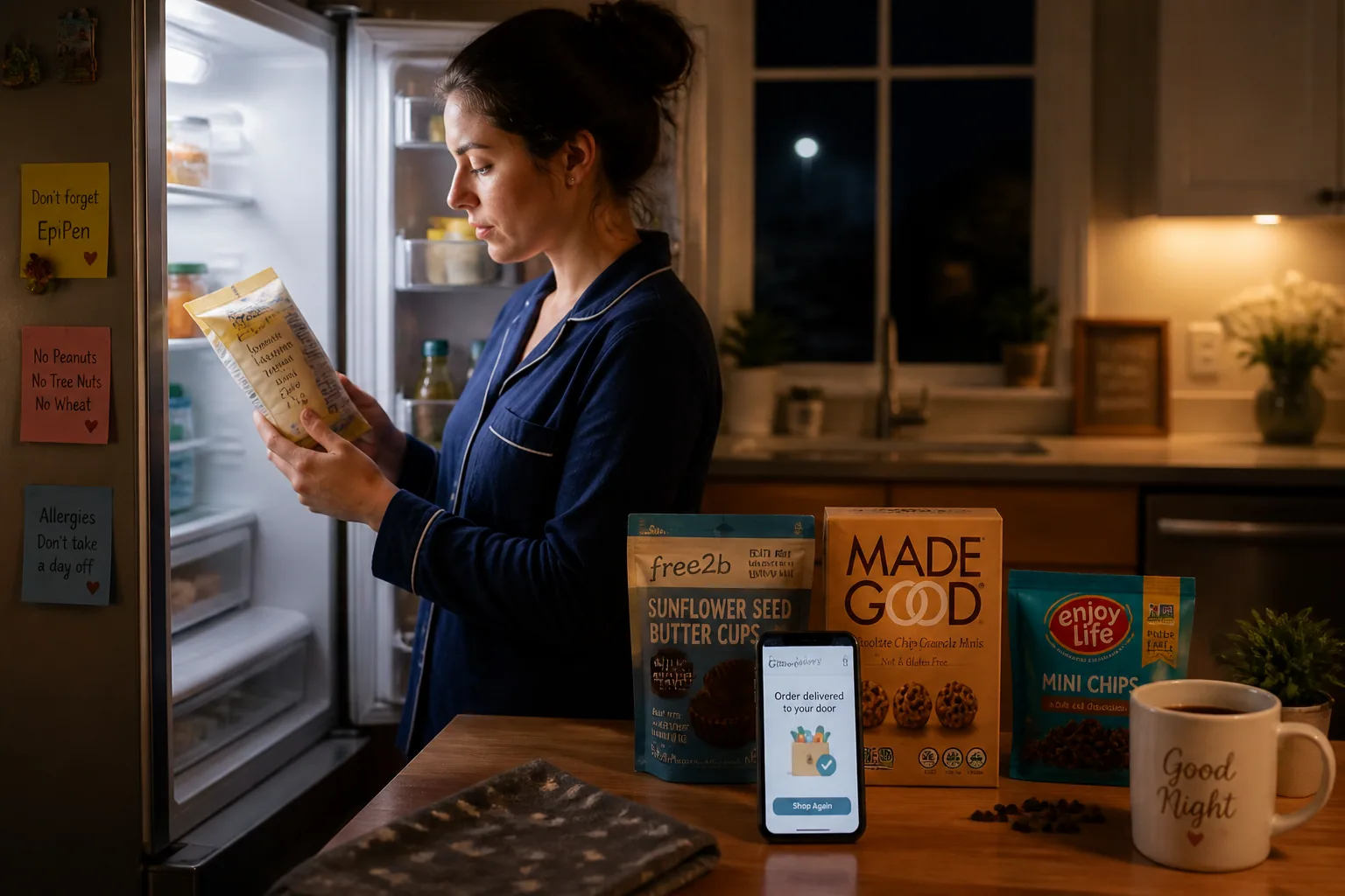 That Midnight Munchie Panic: How to Navigate Allergens Late at Night Without Compromising Safety