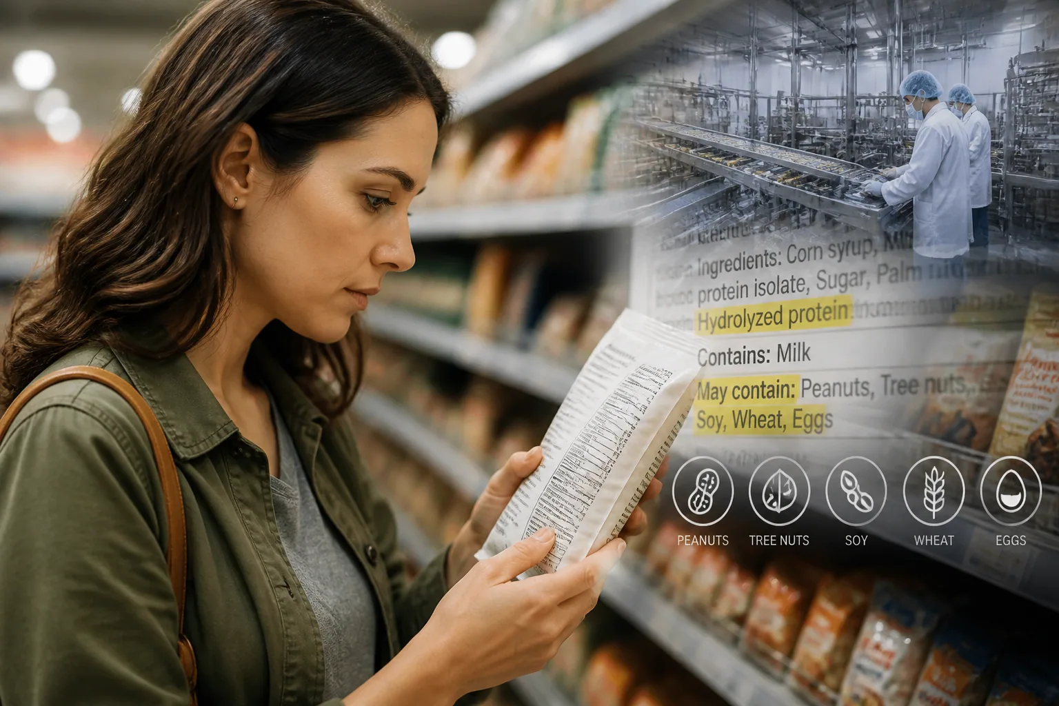 Unseen Dangers: How Routine Food Processing Can Create Hidden Allergens in Packaged Goods